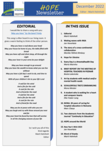 HOPE Newsletter December 2022