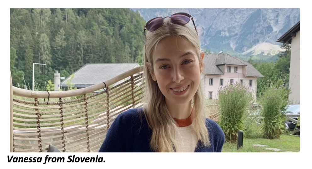 A letter from Vanessa from Slovenia
