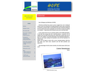 HOPE Newsletter December 2018 – February 2019