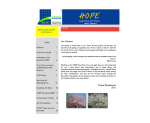 HOPE Newsletter March – April 2019